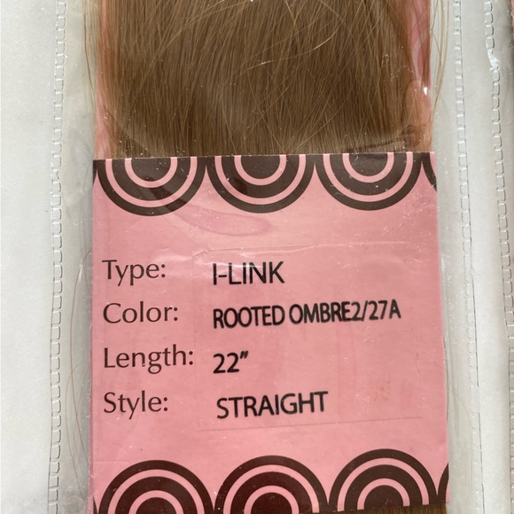 Donna Bella ILink Straight Hair Extensions 22inch NEW - Picture 3 of 5